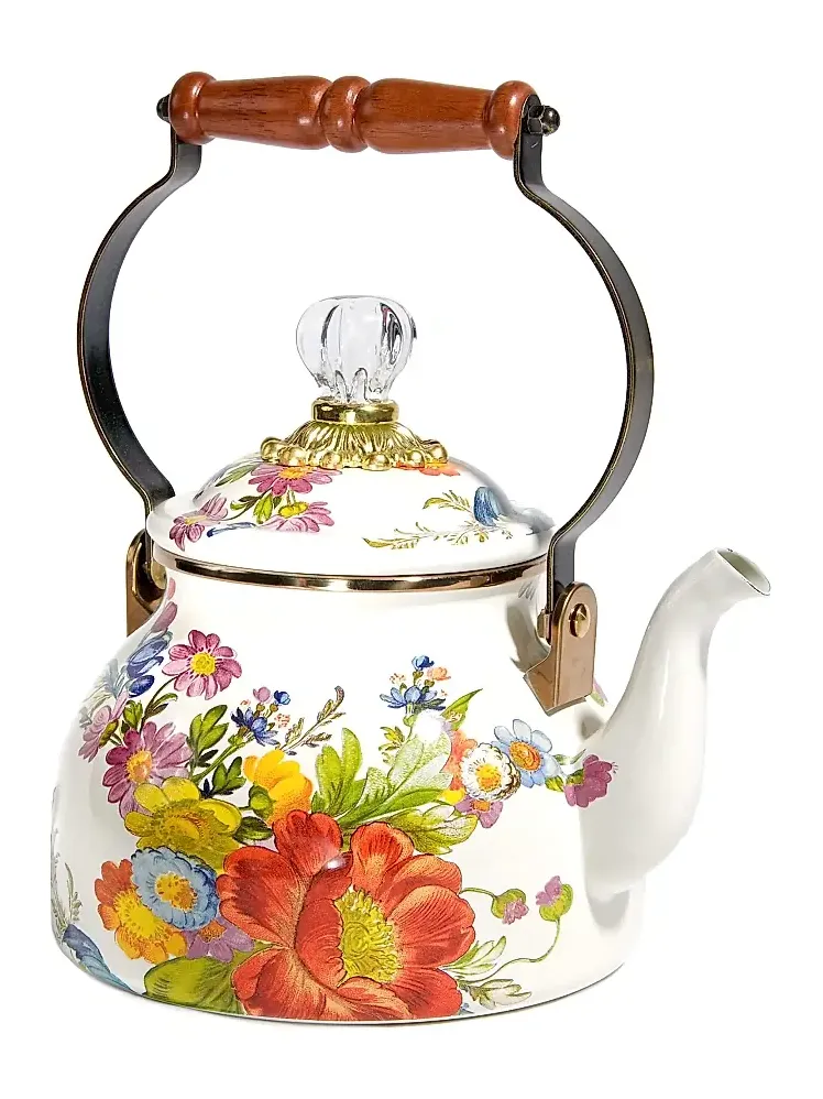 MacKenzie-Childs Flower Market Tea Kettle