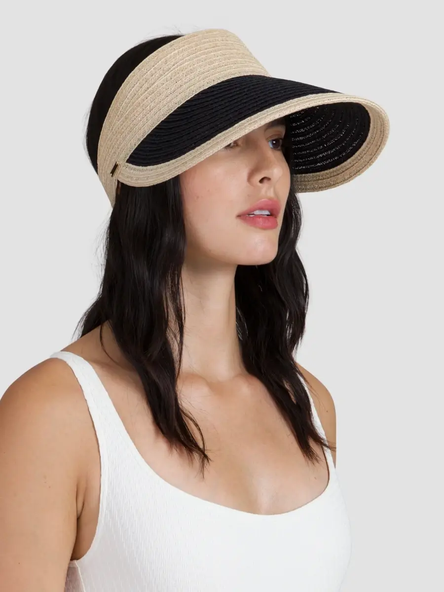 Eugenia Kim Women's Ricky Ribbon-Accented Hemp Visor | Thumbnail 4