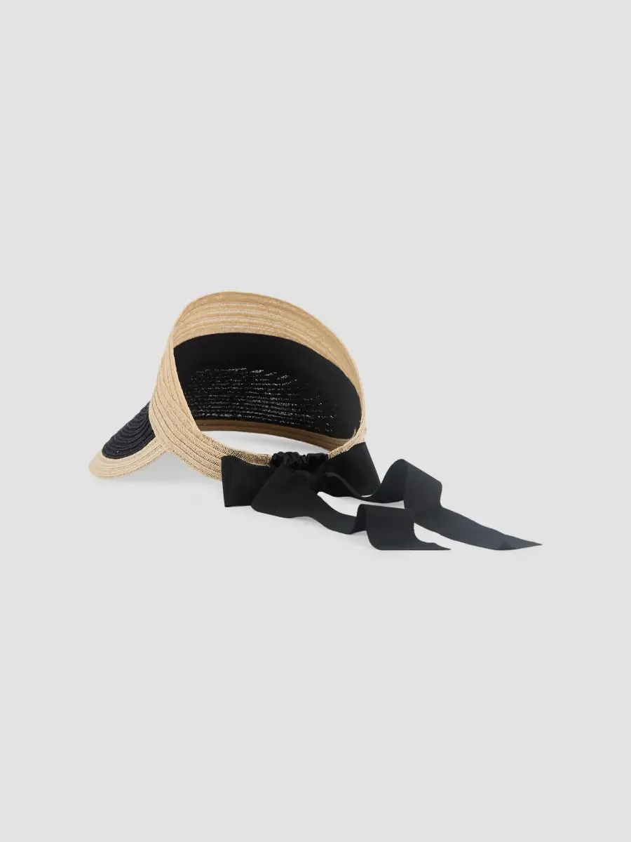 Eugenia Kim Women's Ricky Ribbon-Accented Hemp Visor | Thumbnail 6