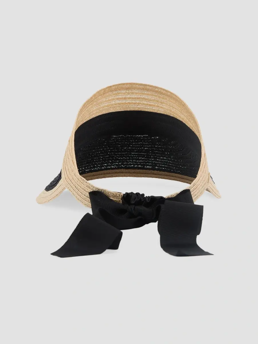 Eugenia Kim Women's Ricky Ribbon-Accented Hemp Visor | Thumbnail 7