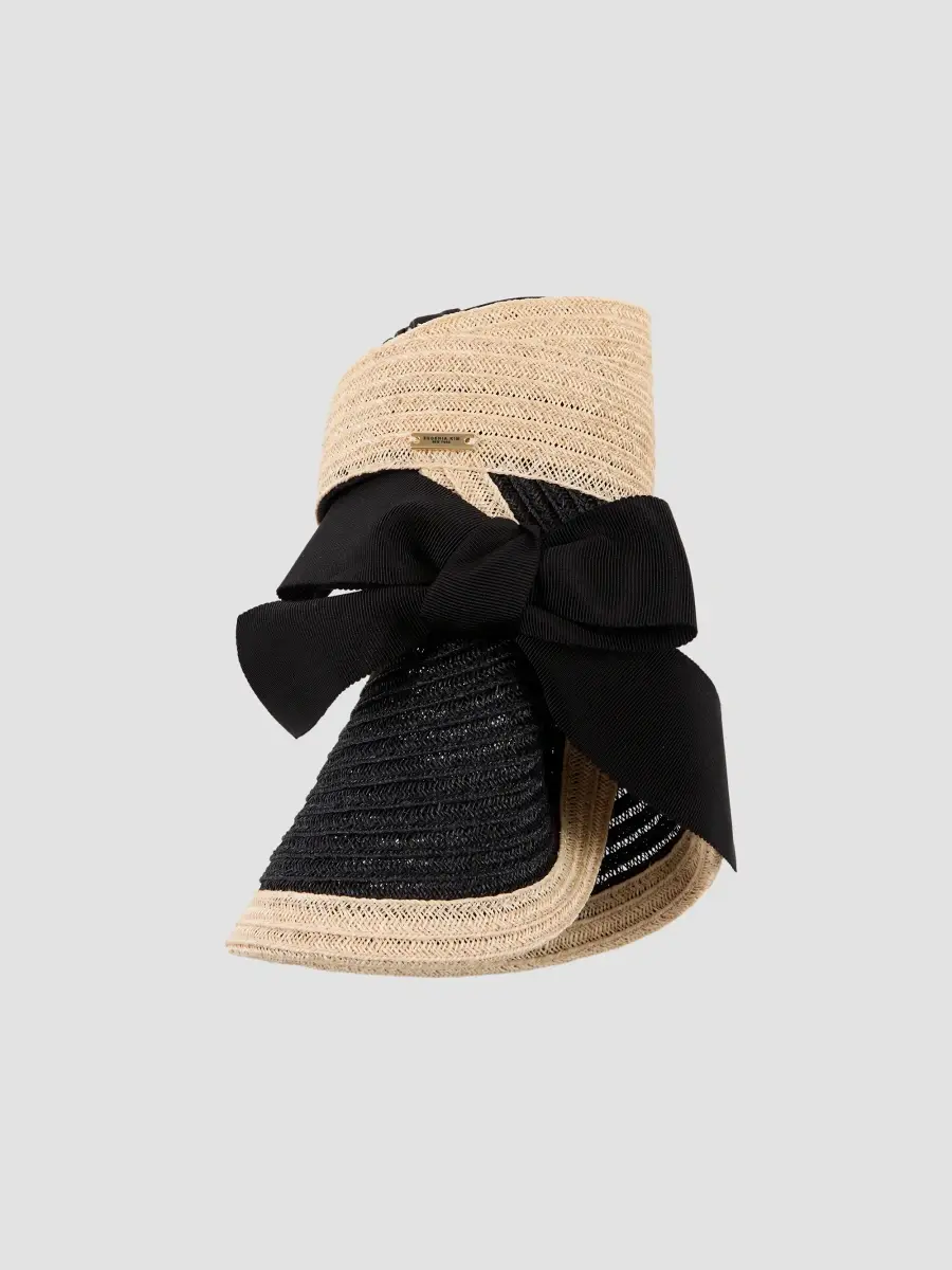 Eugenia Kim Women's Ricky Ribbon-Accented Hemp Visor | Thumbnail 8