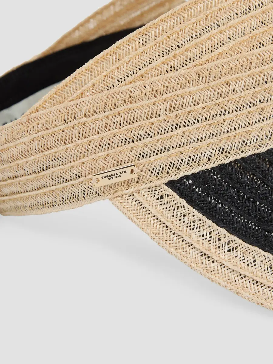 Eugenia Kim Women's Ricky Ribbon-Accented Hemp Visor | Thumbnail 9