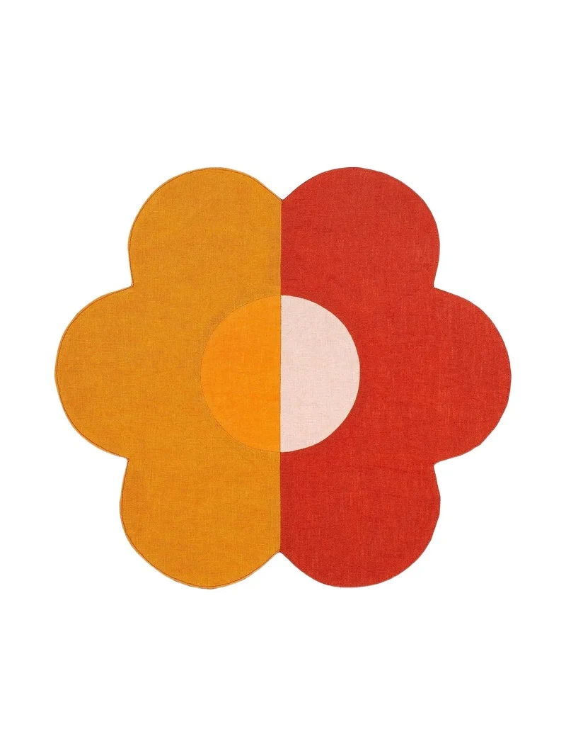 Misette Linen Patchwork Placemats 4-Piece Set