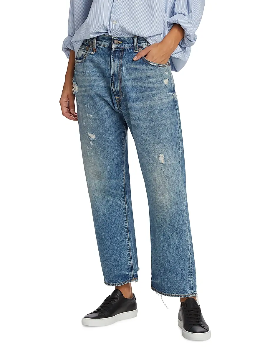 R13 Women's Distressed Boyfriend Jeans | Thumbnail 3 R13 Women's Distressed Boyfriend Jeans | Thumbnail 3