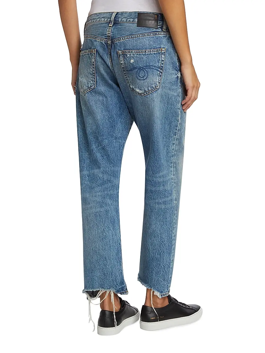 R13 Women's Distressed Boyfriend Jeans | Thumbnail 5 R13 Women's Distressed Boyfriend Jeans | Thumbnail 5