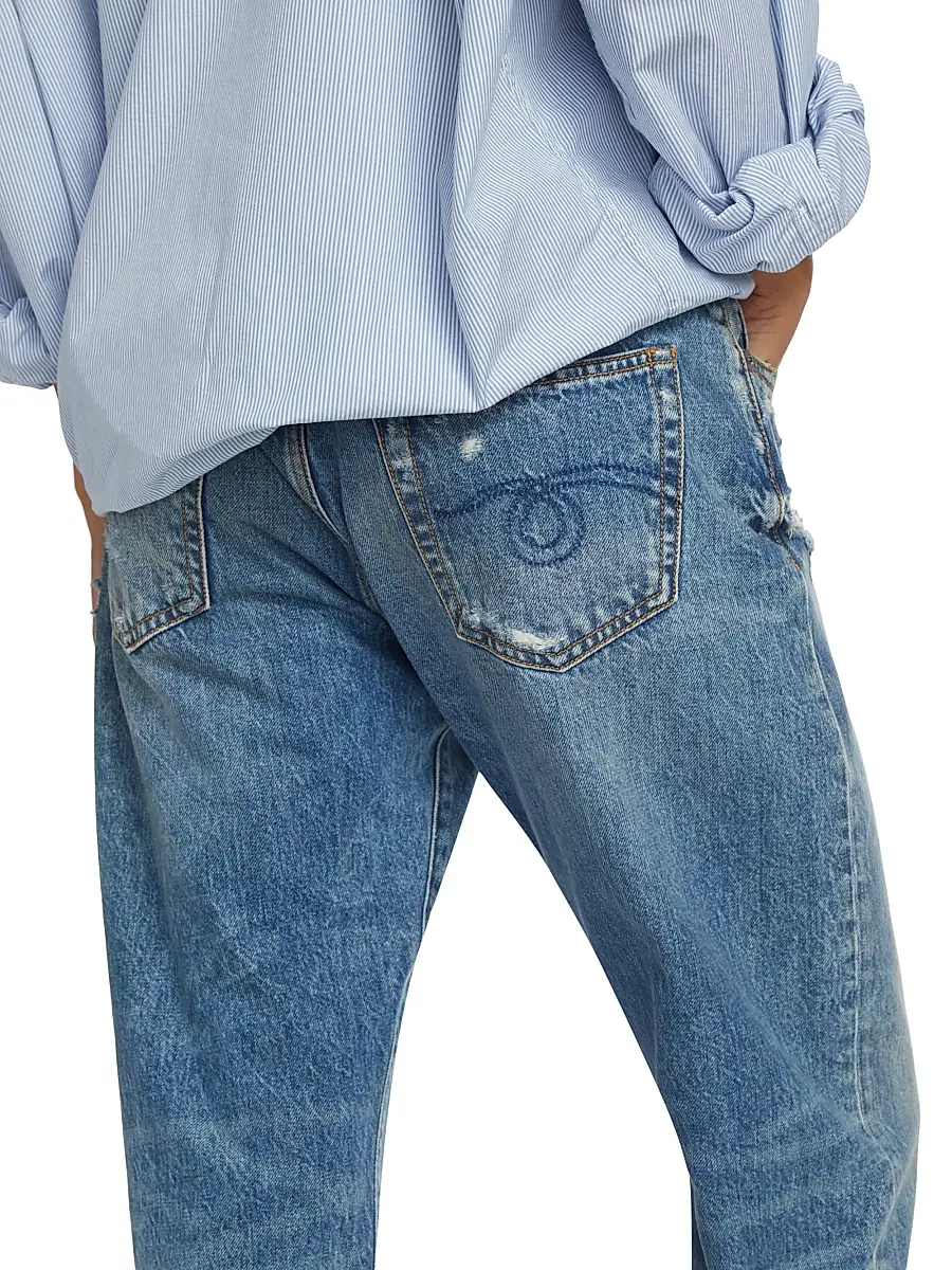 R13 Women's Distressed Boyfriend Jeans | Thumbnail 6 R13 Women's Distressed Boyfriend Jeans | Thumbnail 6