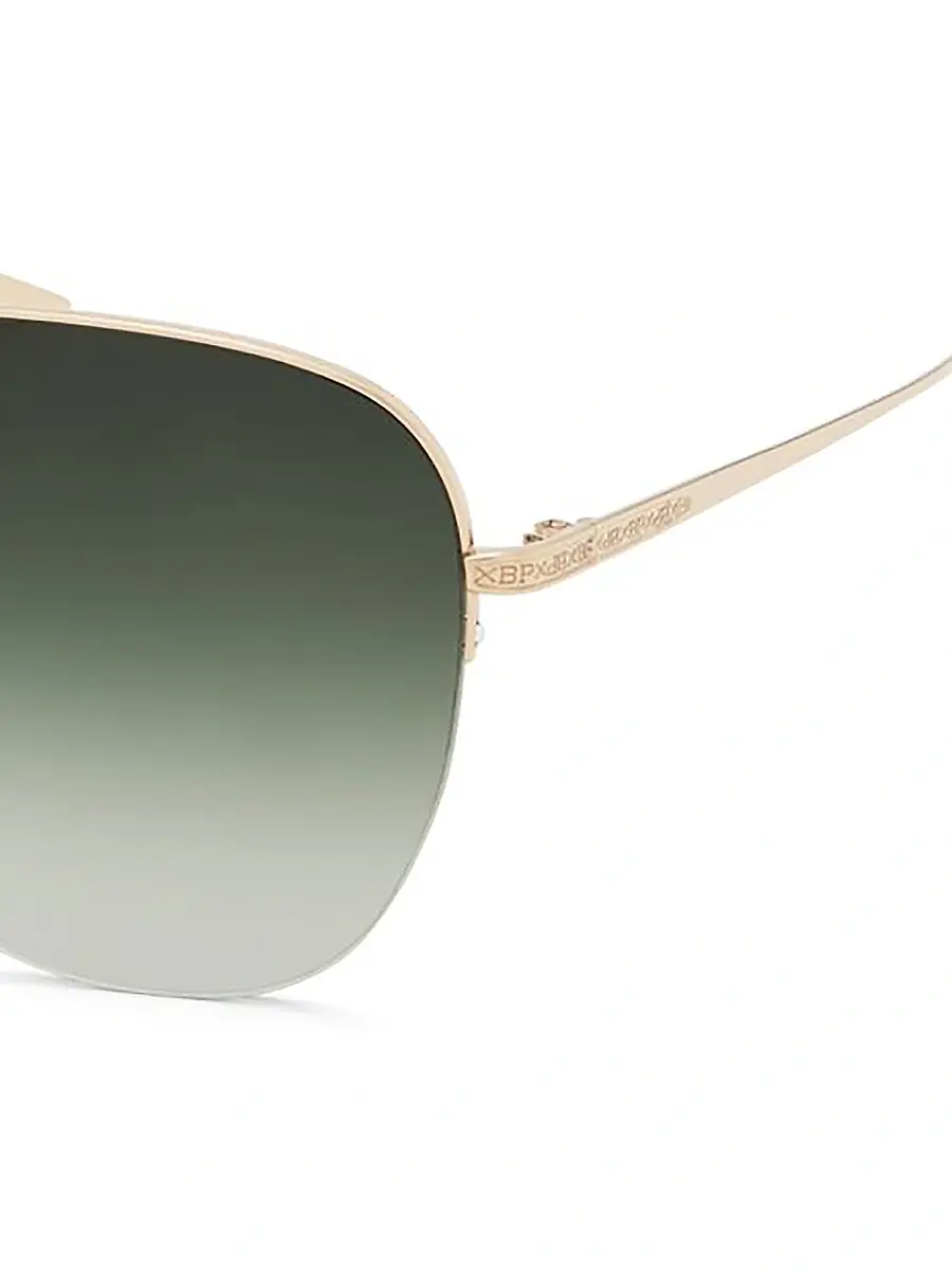BARTON PERREIRA Women's 62MM Aviator Sunglasses | Thumbnail 3
