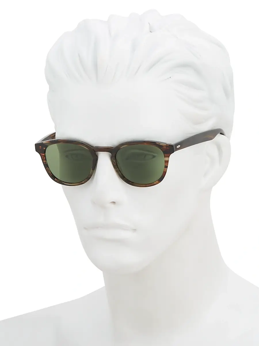 BARTON PERREIRA Men's Gellert 48MM Round Sunglasses | Thumbnail 4 BARTON PERREIRA Men's Gellert 48MM Round Sunglasses | Thumbnail 4