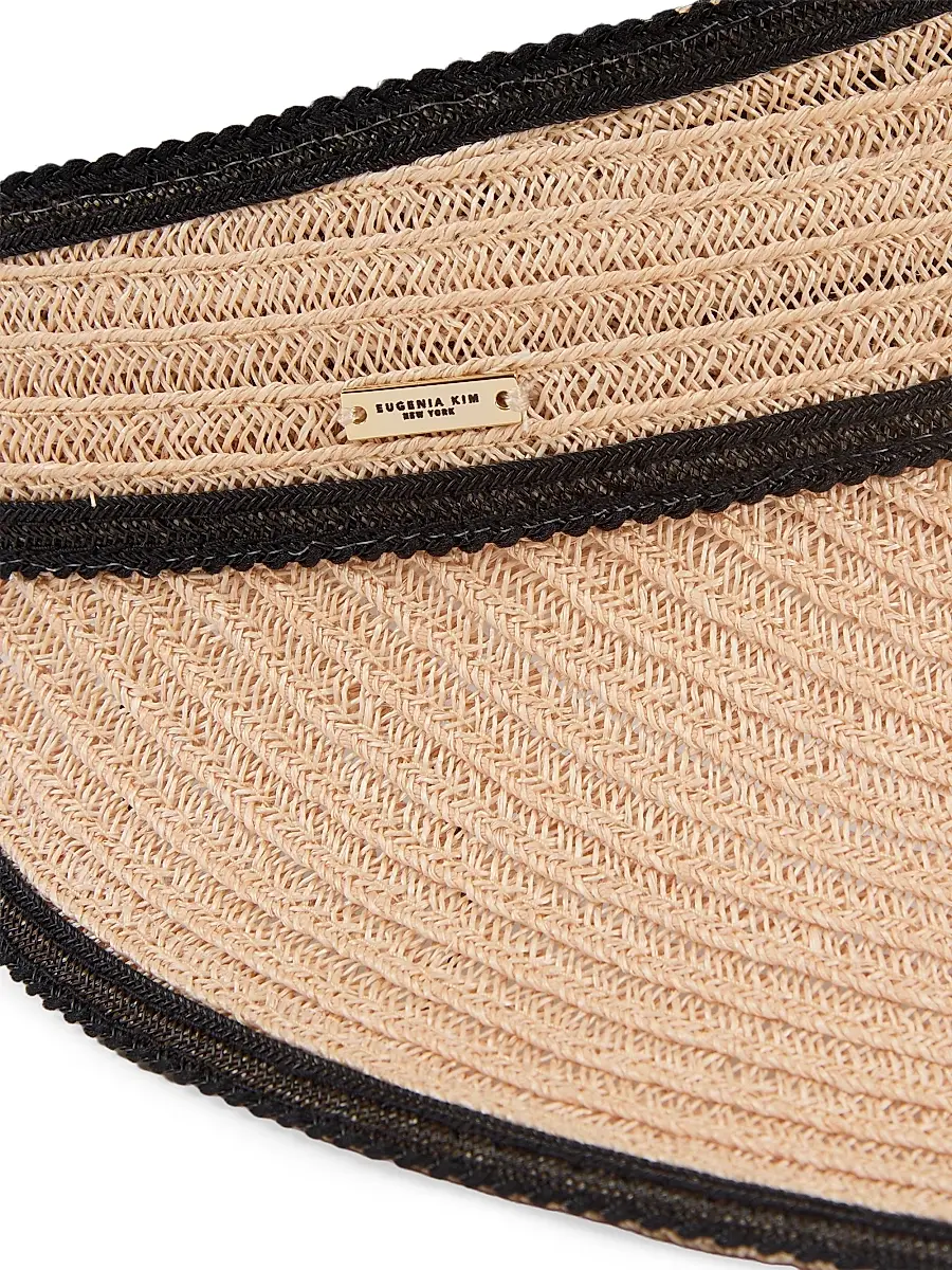 Eugenia Kim Women's Trixie Woven Visor Hat | Thumbnail 9 Eugenia Kim Women's Trixie Woven Visor Hat | Thumbnail 9