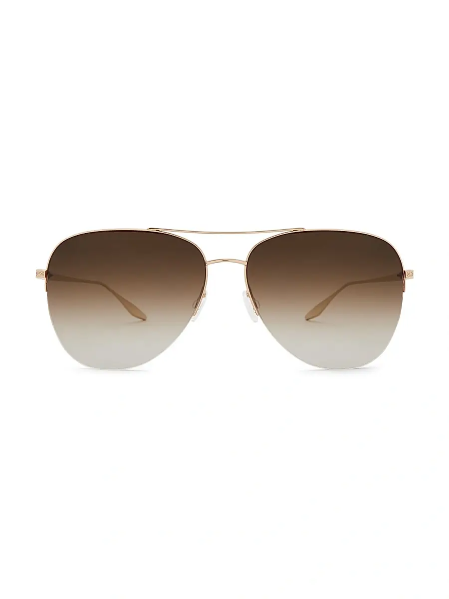 BARTON PERREIRA Men's Core Chevalier 57MM Aviator Sunglasses | Thumbnail 2 BARTON PERREIRA Men's Core Chevalier 57MM Aviator Sunglasses | Thumbnail 2