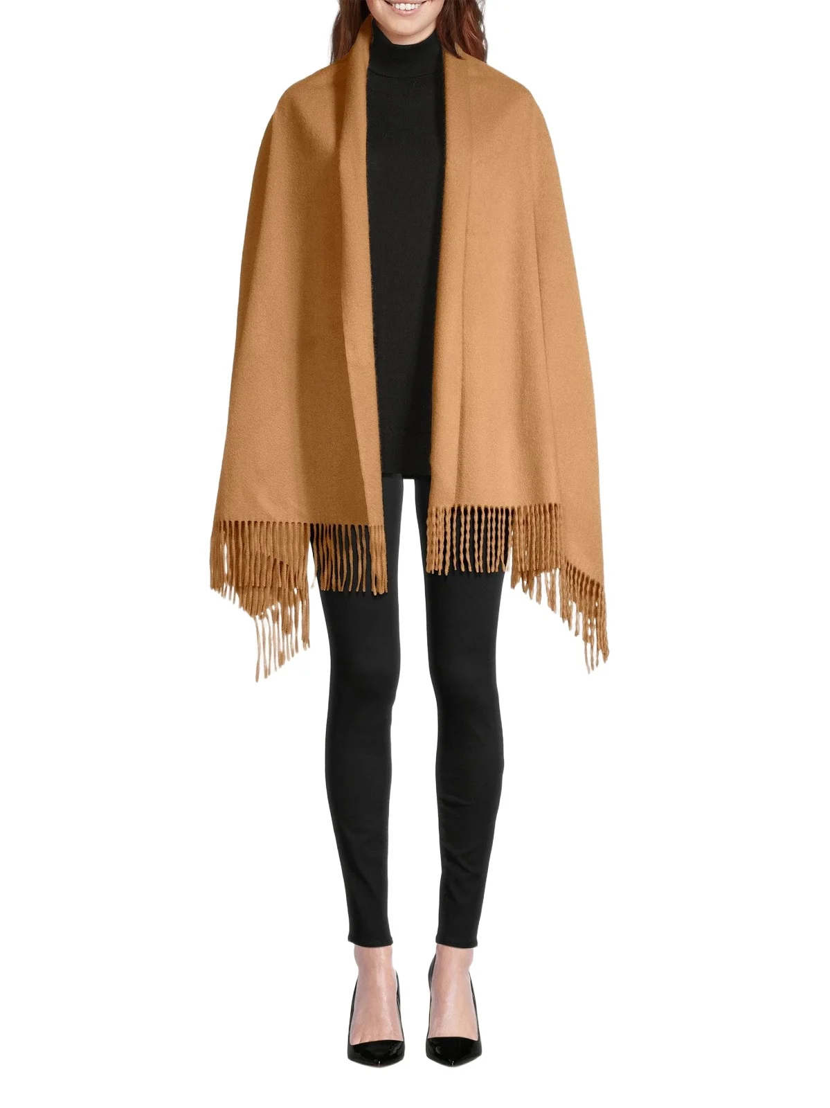 Women's Fringed Cashmere Wrap