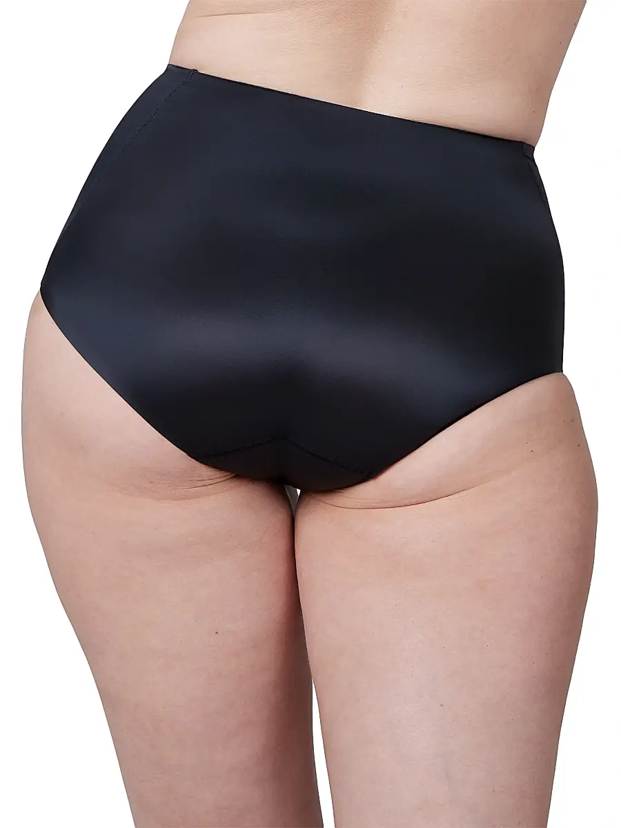 Spanx Women's Shaping Satin Mid-Rise Brief - Verblack | Thumbnail 3 Spanx Women's Shaping Satin Mid-Rise Brief - Verblack | Thumbnail 3