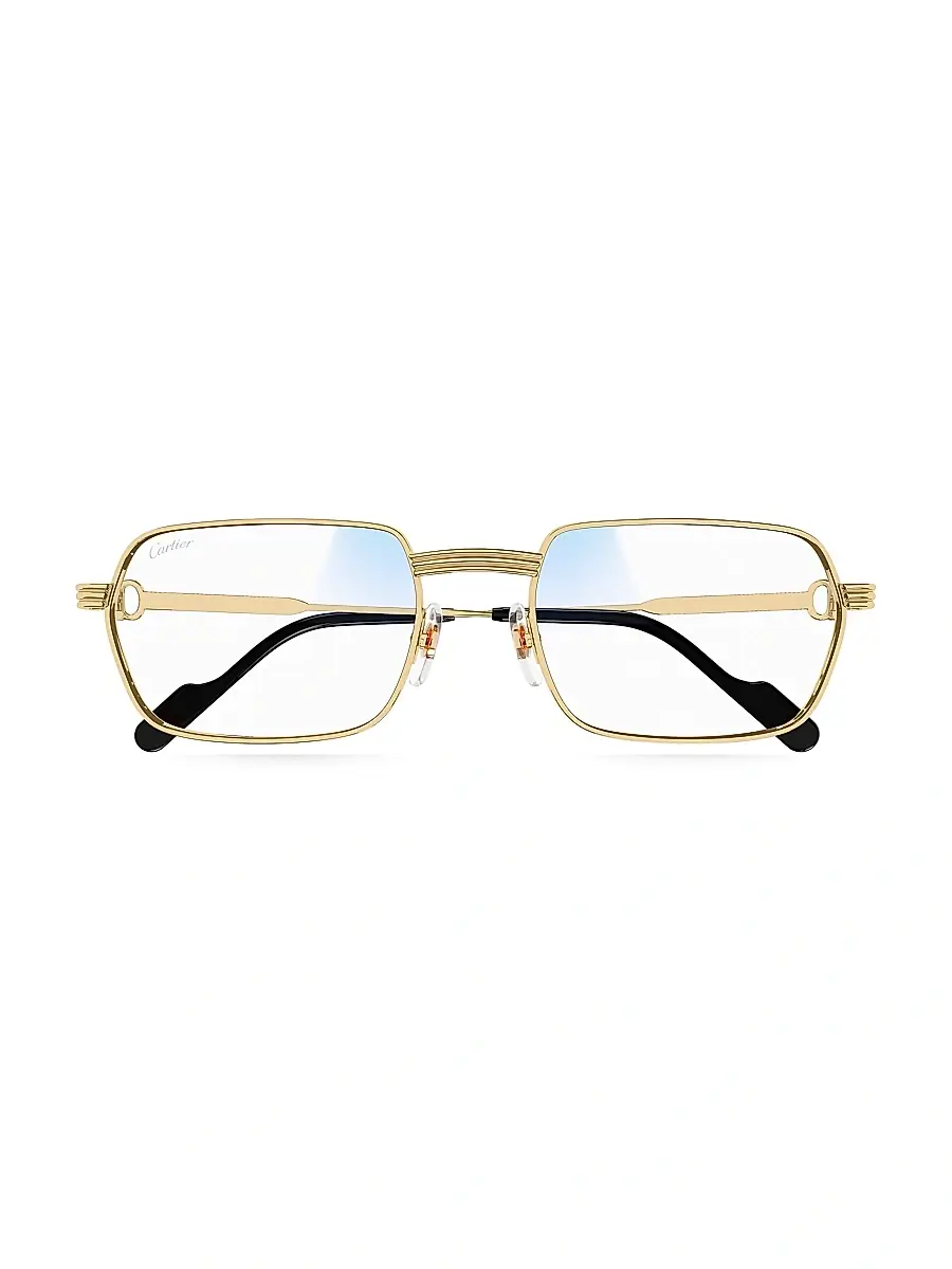 Cartier Men's Première de 56MM Rectangular Optical Glasses | Thumbnail 2