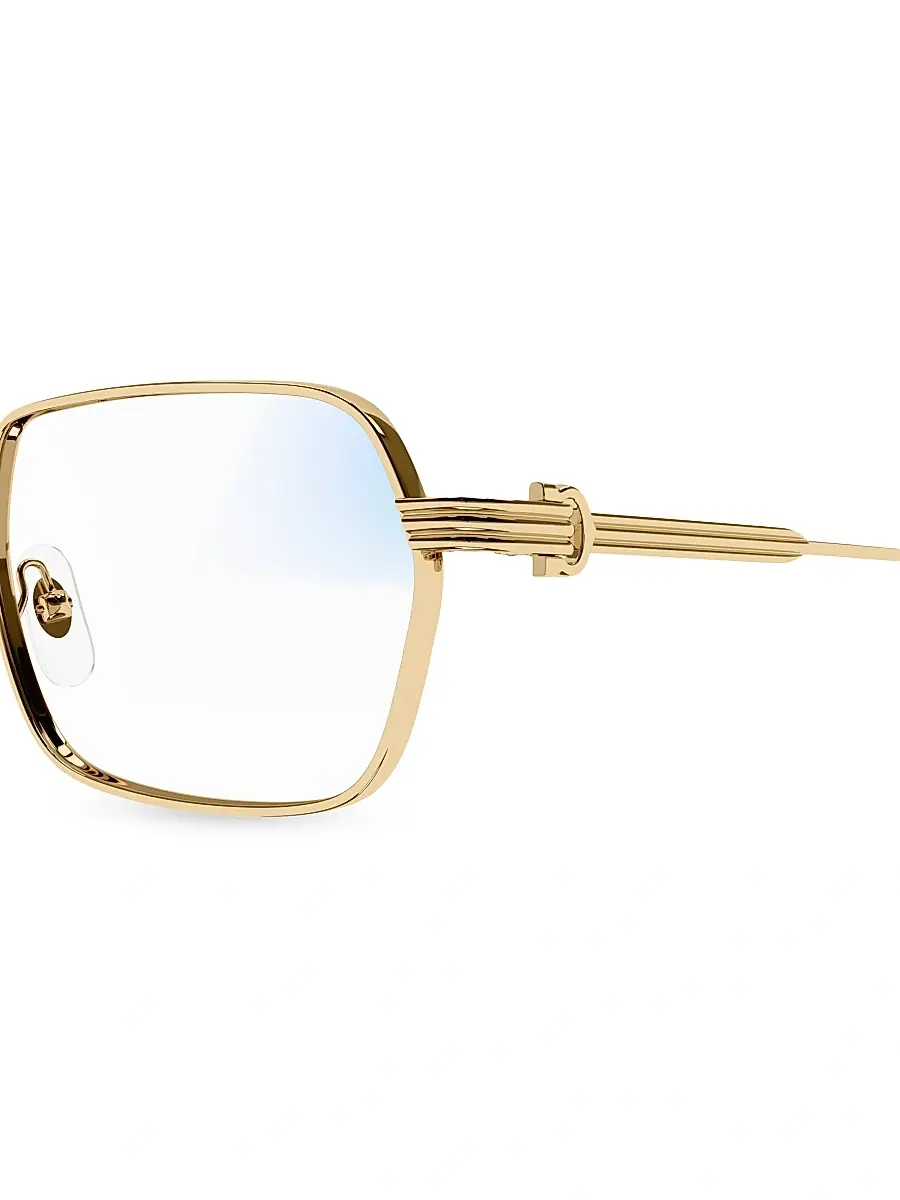 Cartier Men's Première de 56MM Rectangular Optical Glasses | Thumbnail 4