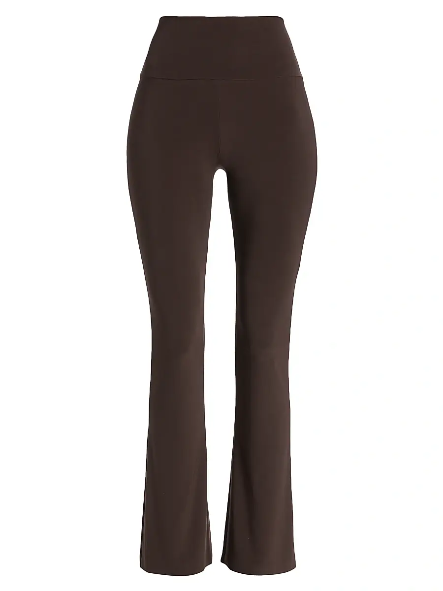 Norma Kamali Women's High-Waisted Boot-Cut Pants - Chocolate | Image 1 Norma Kamali Women's High-Waisted Boot-Cut Pants - Chocolate | Image 1