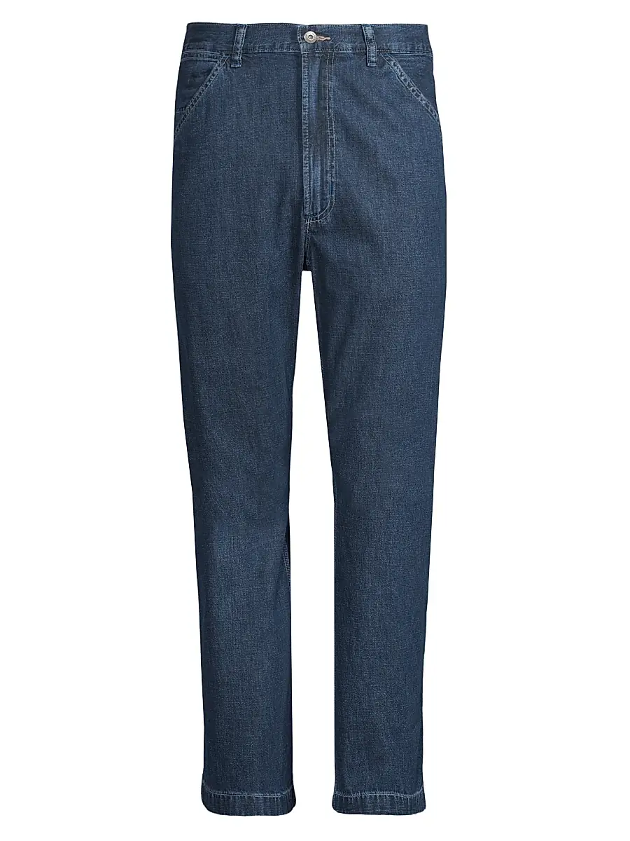 Polo Ralph Lauren Men's Dungaree-Fit Carpenter Jeans - Dark Stone | Image 1 Polo Ralph Lauren Men's Dungaree-Fit Carpenter Jeans - Dark Stone | Image 1