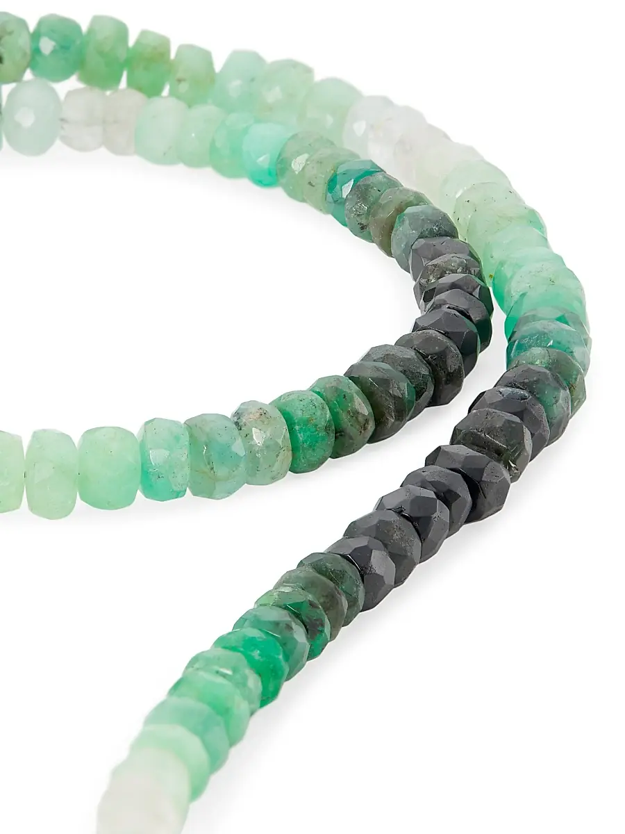 Jia Jia Women's Arizona Emerald Beaded Necklace - Emerald | Thumbnail 4 Jia Jia Women's Arizona Emerald Beaded Necklace - Emerald | Thumbnail 4