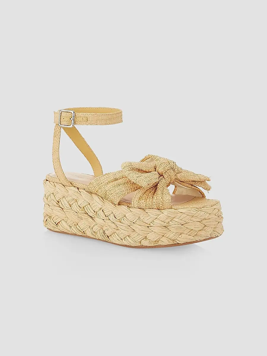Loeffler Randall Women's Gaby Raffia Bow Espadrilles | Thumbnail 2 Loeffler Randall Women's Gaby Raffia Bow Espadrilles | Thumbnail 2