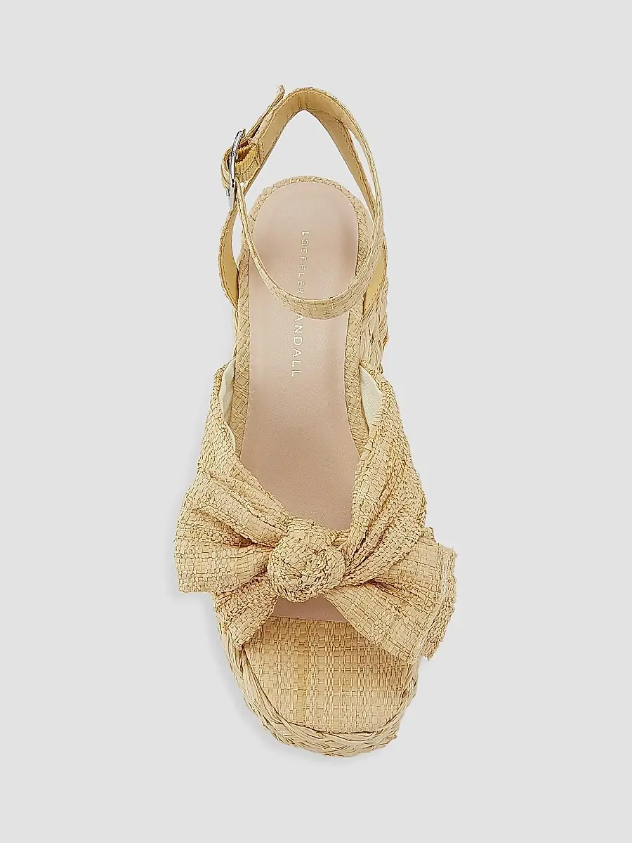 Loeffler Randall Women's Gaby Raffia Bow Espadrilles | Thumbnail 5 Loeffler Randall Women's Gaby Raffia Bow Espadrilles | Thumbnail 5