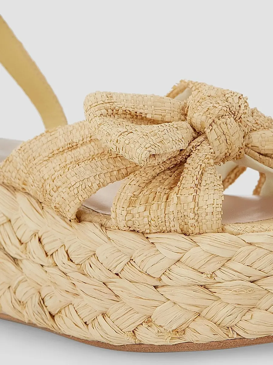 Loeffler Randall Women's Gaby Raffia Bow Espadrilles | Thumbnail 6 Loeffler Randall Women's Gaby Raffia Bow Espadrilles | Thumbnail 6