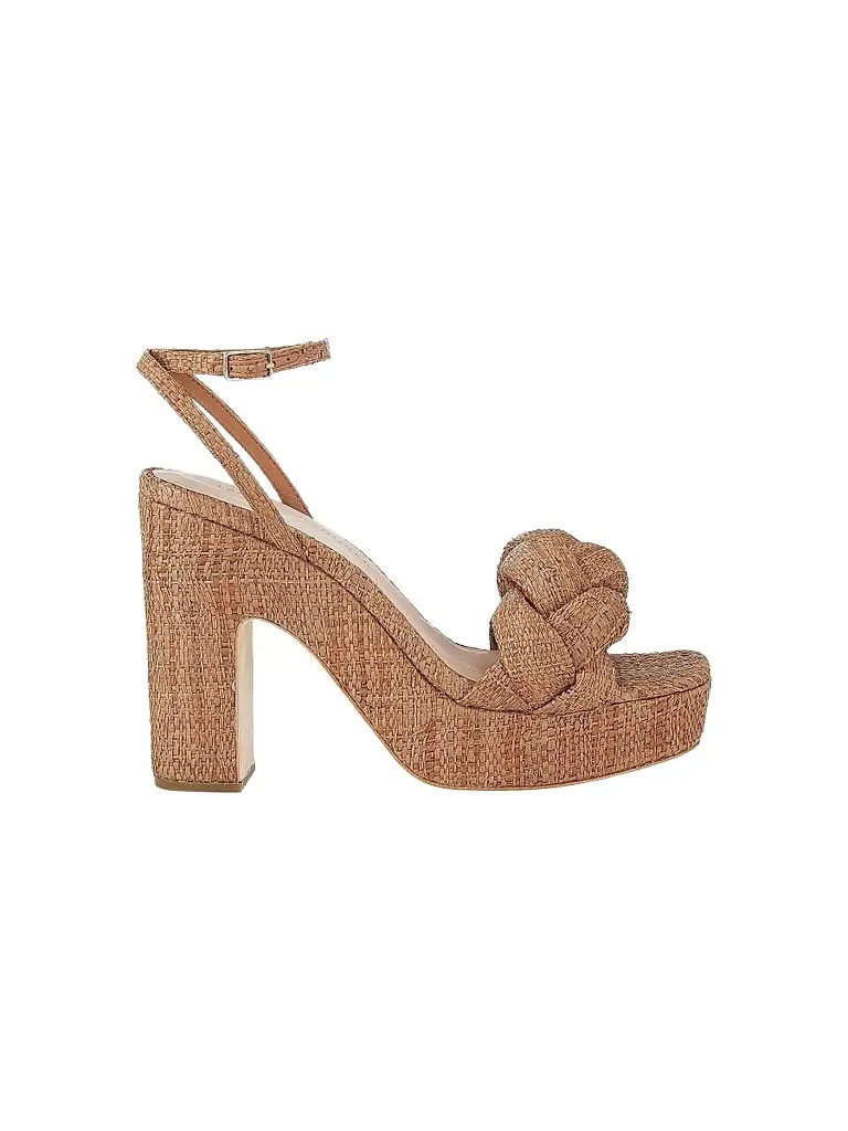 Loeffler Randall Women's Fae Braided Raffia Platform Sandals - Brown - Size 11 | Image 1 Loeffler Randall Women's Fae Braided Raffia Platform Sandals - Brown - Size 11 | Image 1