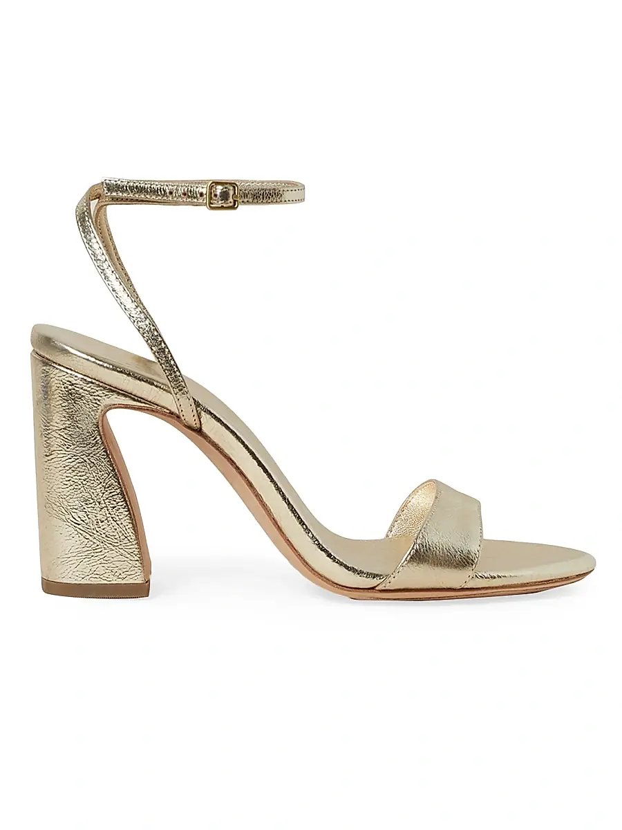 Loeffler Randall Women's Malia 90MM Curved-Heel Sandals
