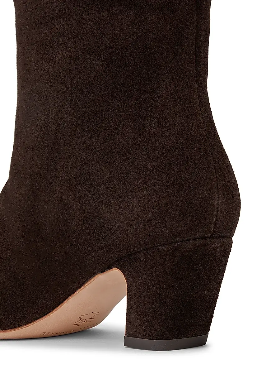 Loeffler Randall Women's Cleo Suede Curved-Heel Boots | Thumbnail 3 Loeffler Randall Women's Cleo Suede Curved-Heel Boots | Thumbnail 3