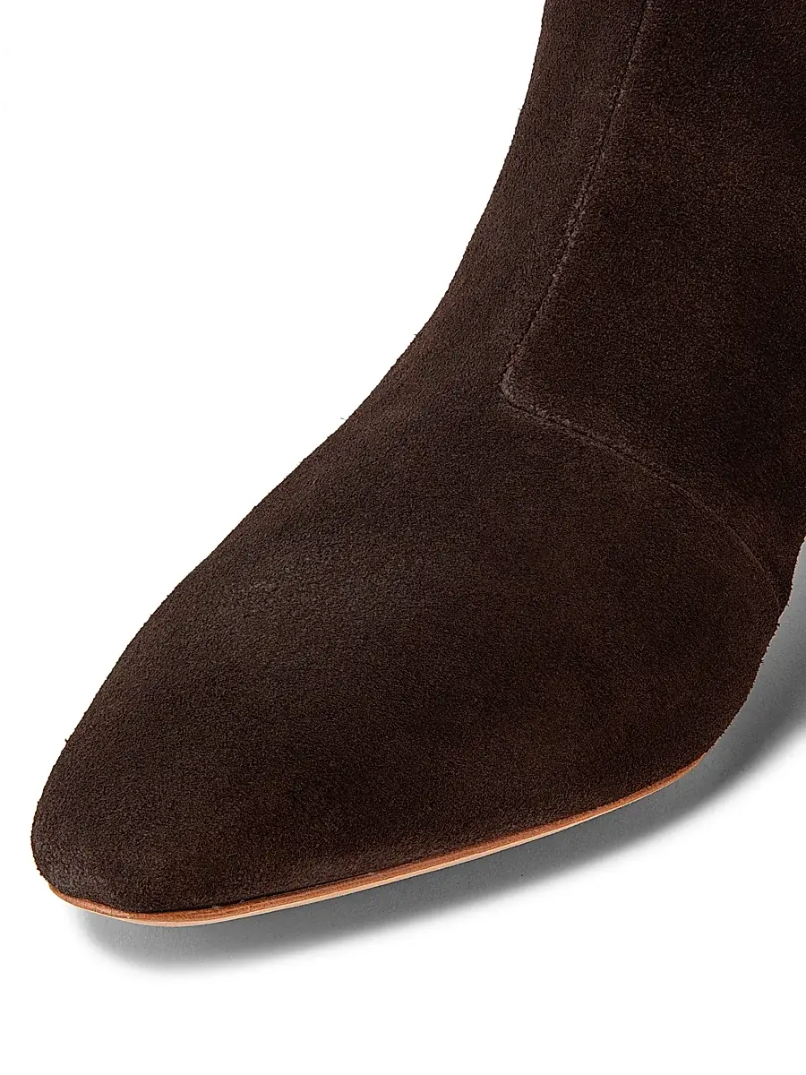 Loeffler Randall Women's Cleo Suede Curved-Heel Boots | Thumbnail 5 Loeffler Randall Women's Cleo Suede Curved-Heel Boots | Thumbnail 5