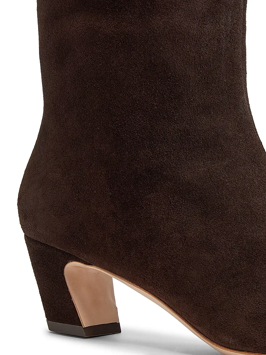 Loeffler Randall Women's Cleo Suede Curved-Heel Boots | Thumbnail 6 Loeffler Randall Women's Cleo Suede Curved-Heel Boots | Thumbnail 6