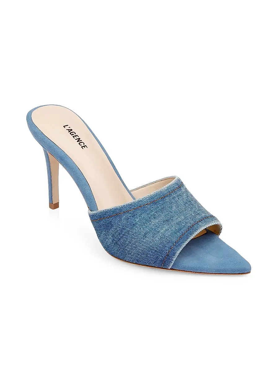L'Agence Women's Lolita 85MM Mule Sandals | Thumbnail 2 L'Agence Women's Lolita 85MM Mule Sandals | Thumbnail 2