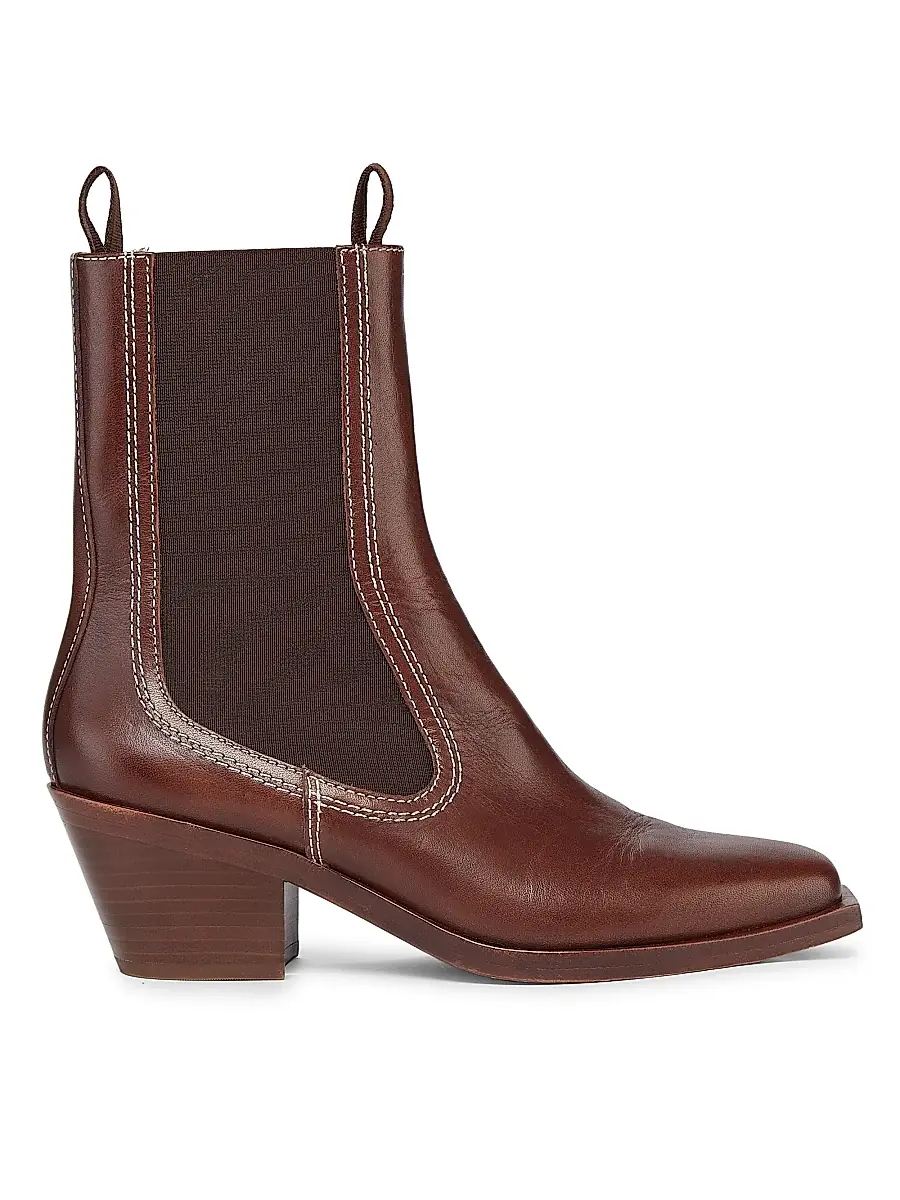 Loeffler Randall Women's Nat 60MM Western Ankle Boots | Image 1 Loeffler Randall Women's Nat 60MM Western Ankle Boots | Image 1