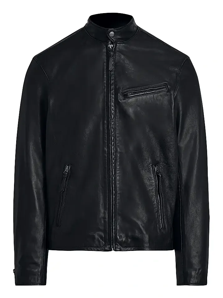 Polo Ralph Lauren Men's Lambskin Café Racer Jacket