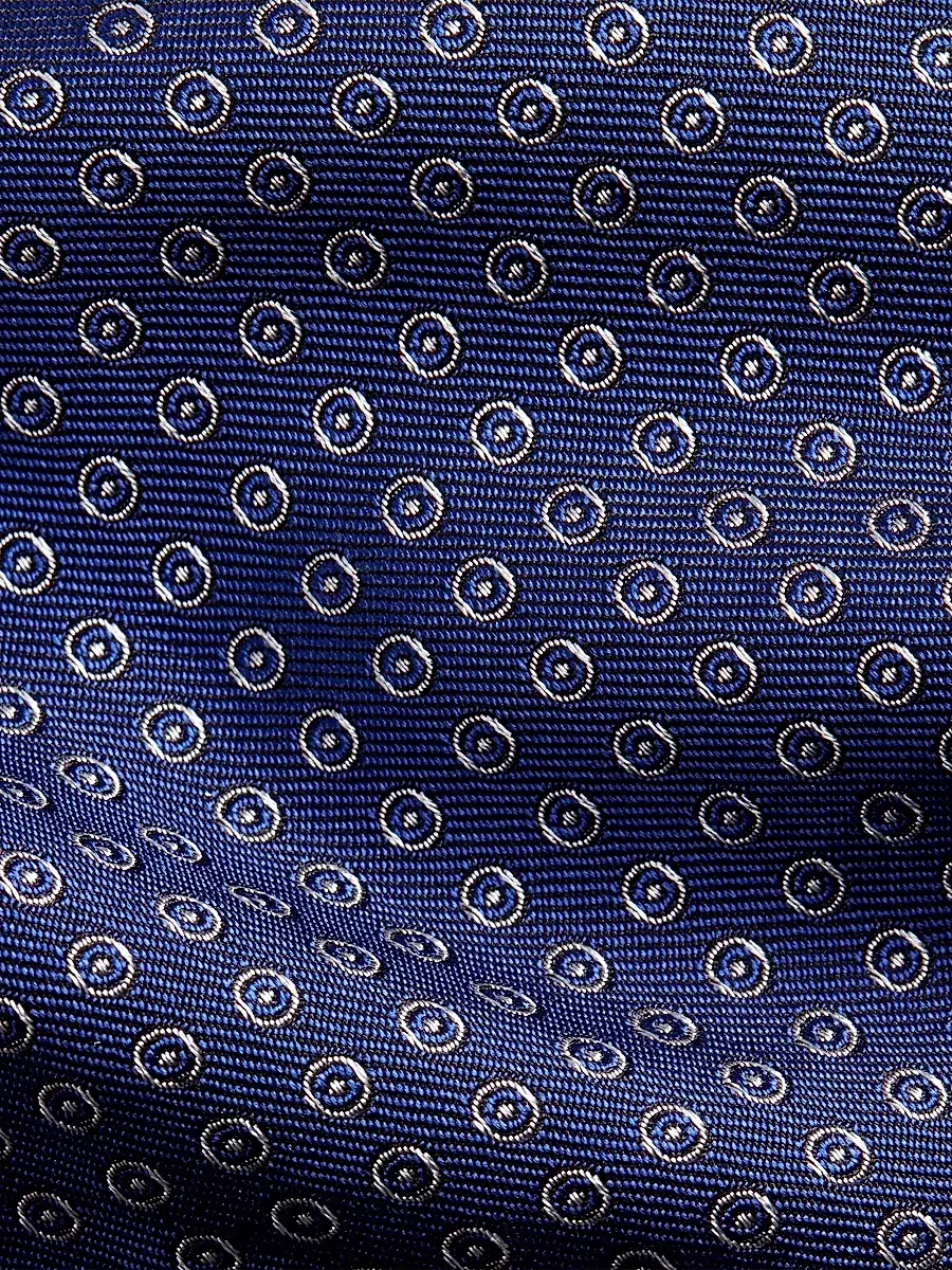 Ralph Lauren Purple Label Men's Bond St. Geometric Silk Tie - Blue | Thumbnail 3