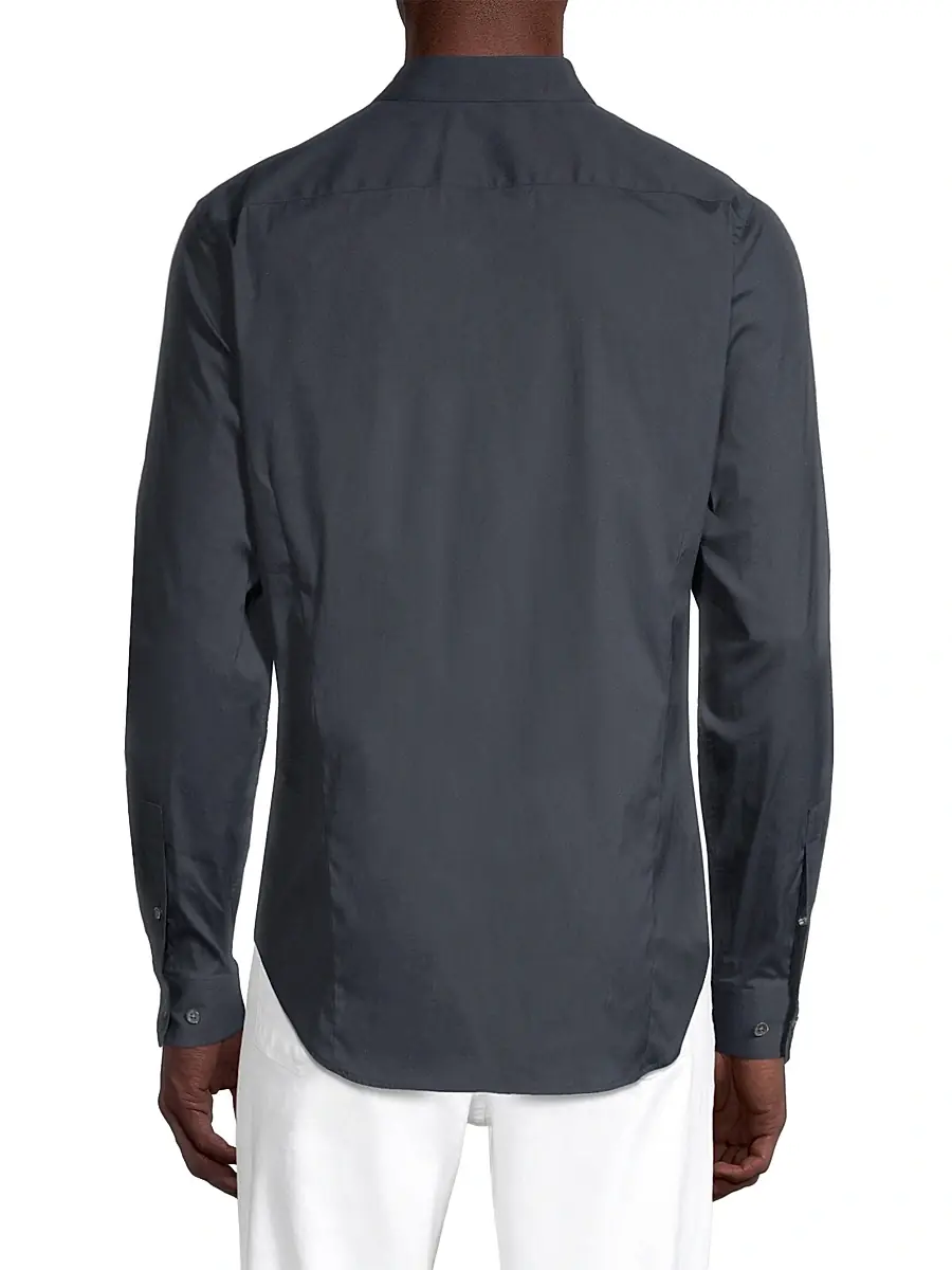 Theory Men's Sylvain Good Cotton Shirt | Thumbnail 5 Theory Men's Sylvain Good Cotton Shirt | Thumbnail 5