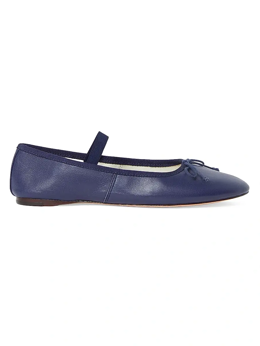 Loeffler Randall Women's Leonie Leather Ballet Flats