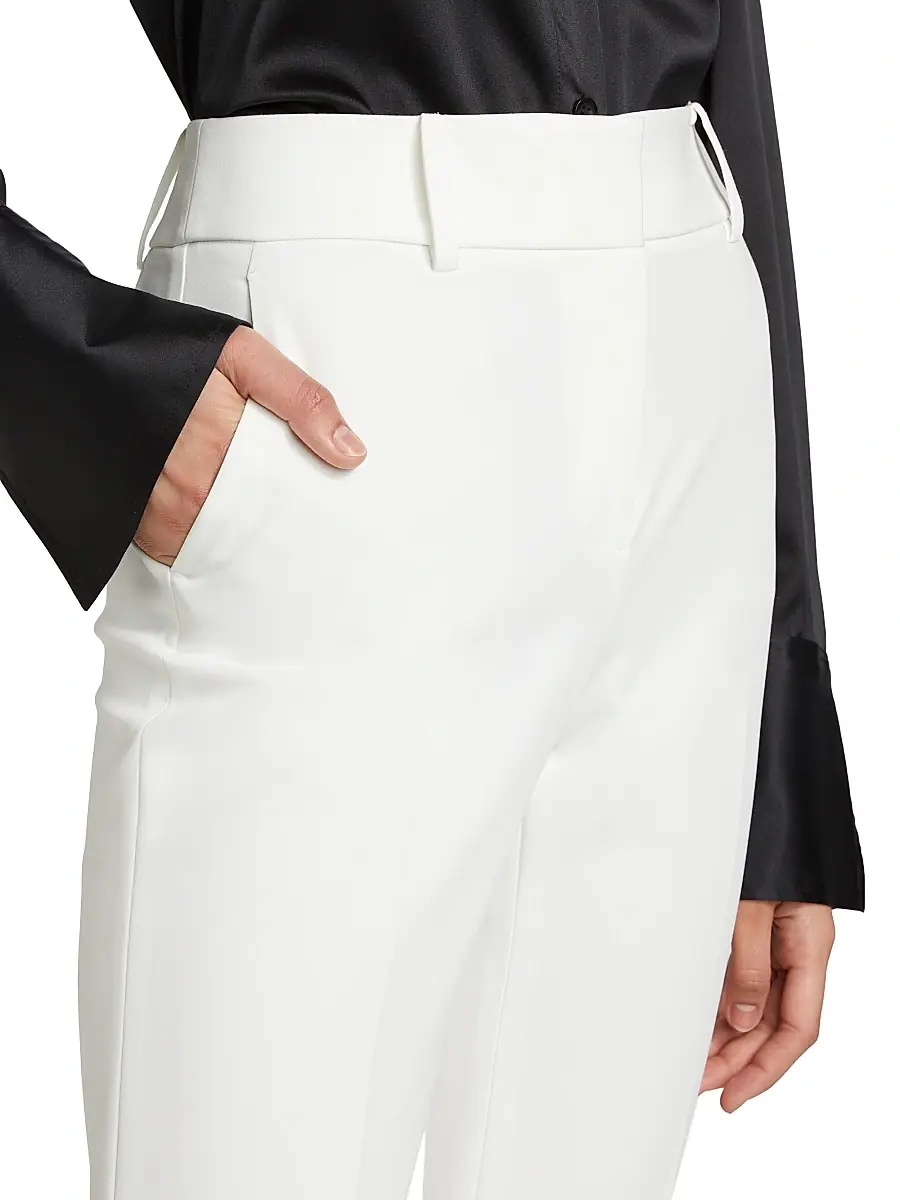 Milly Women's Nicola Crop Cady Pants | Thumbnail 6 Milly Women's Nicola Crop Cady Pants | Thumbnail 6