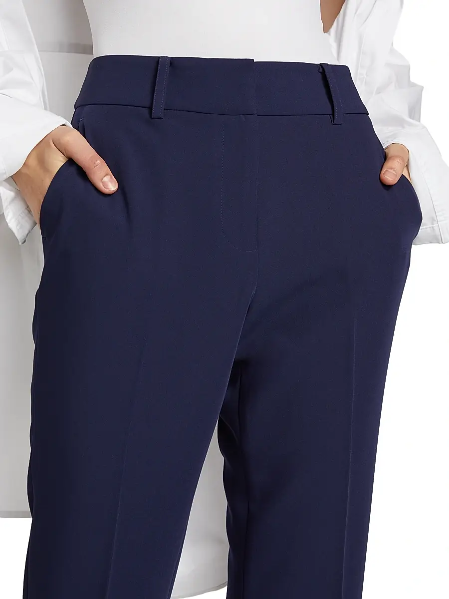 Milly Women's Nicola Cady Slim-Fit Pants | Thumbnail 6 Milly Women's Nicola Cady Slim-Fit Pants | Thumbnail 6