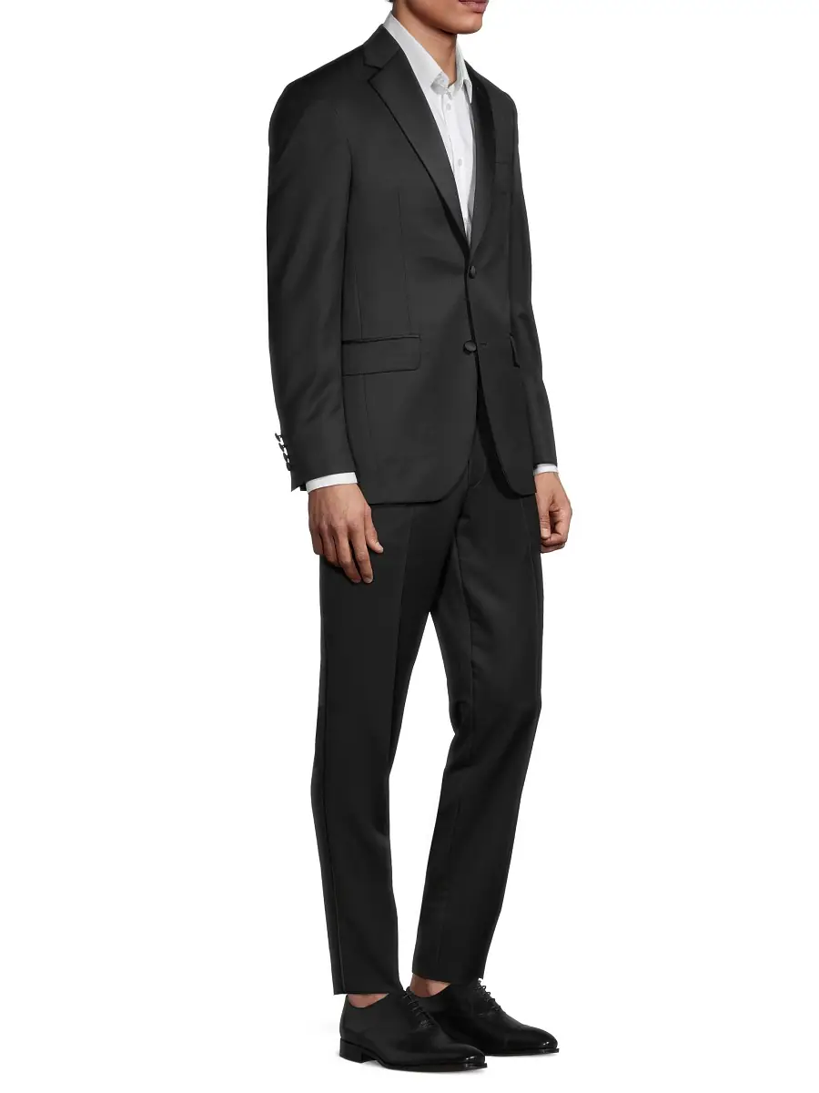 Ted Baker Men's Jenner Notched Lapel Tuxedo - Black | Thumbnail 3 Ted Baker Men's Jenner Notched Lapel Tuxedo - Black | Thumbnail 3