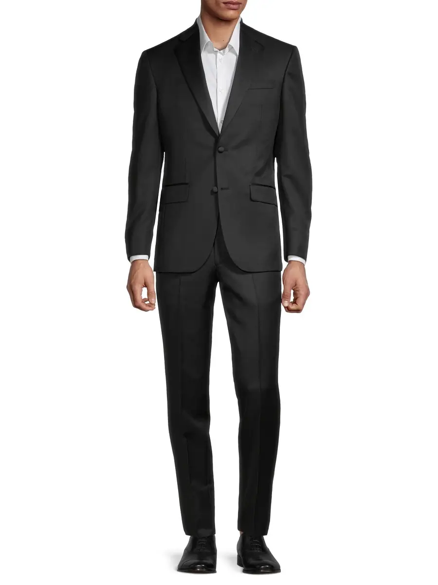 Ted Baker Men's Jenner Notched Lapel Tuxedo - Black | Image 1 Ted Baker Men's Jenner Notched Lapel Tuxedo - Black | Image 1