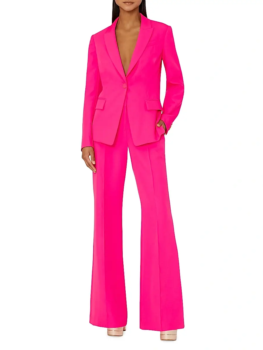 Milly Women's Nash Cady Pants - Pink | Thumbnail 2 Milly Women's Nash Cady Pants - Pink | Thumbnail 2