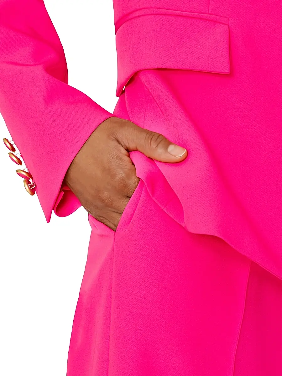Milly Women's Nash Cady Pants - Pink | Thumbnail 4 Milly Women's Nash Cady Pants - Pink | Thumbnail 4