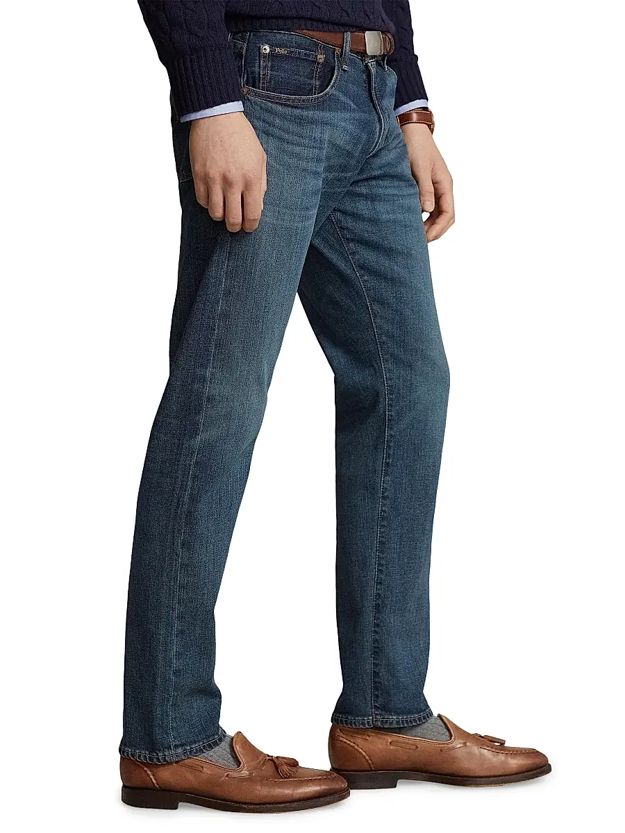 Polo Ralph Lauren Men's Varick Slim Straight Jeans | Thumbnail 4 Polo Ralph Lauren Men's Varick Slim Straight Jeans | Thumbnail 4