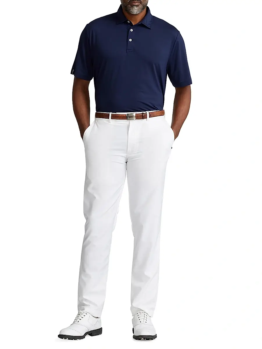 Polo Ralph Lauren Men's Woven Polo Shirt | Thumbnail 2 Polo Ralph Lauren Men's Woven Polo Shirt | Thumbnail 2