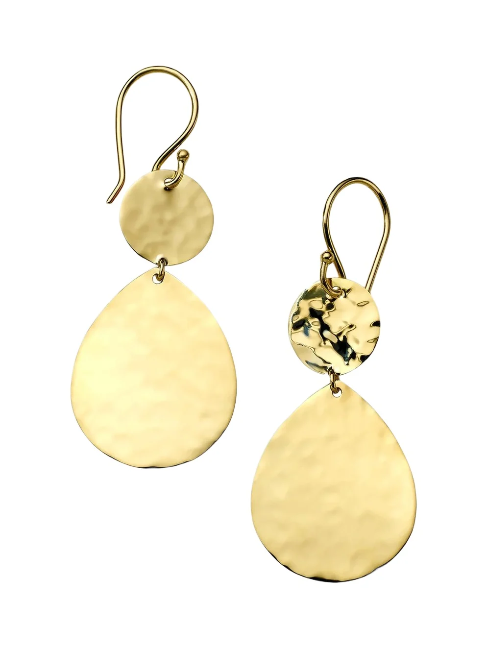 Women's Classico Snowman 18K Yellow Gold Double-Drop Earrings Women's Classico Snowman 18K Yellow Gold Double-Drop Earrings