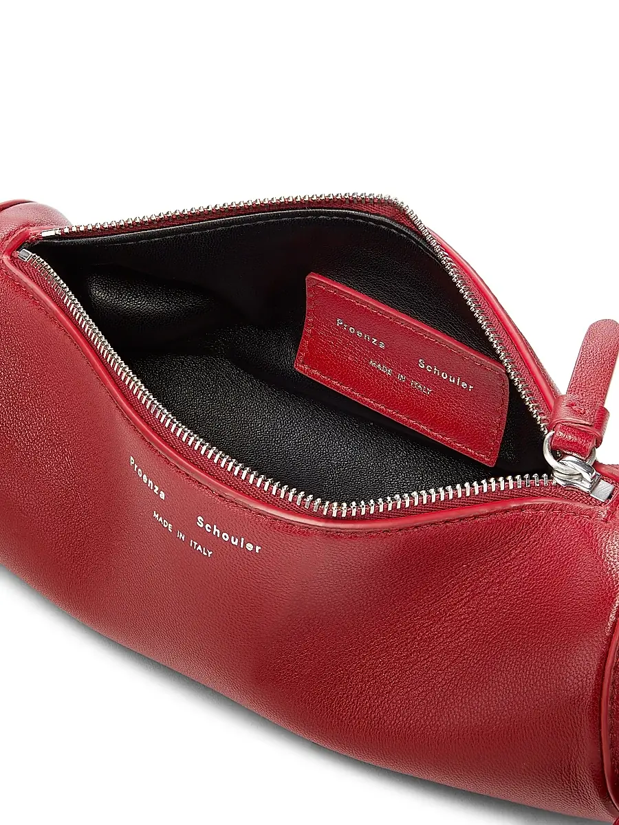 Proenza Schouler Women's Silo Leather Shoulder Bag - Rosewood | Thumbnail 4 Proenza Schouler Women's Silo Leather Shoulder Bag - Rosewood | Thumbnail 4