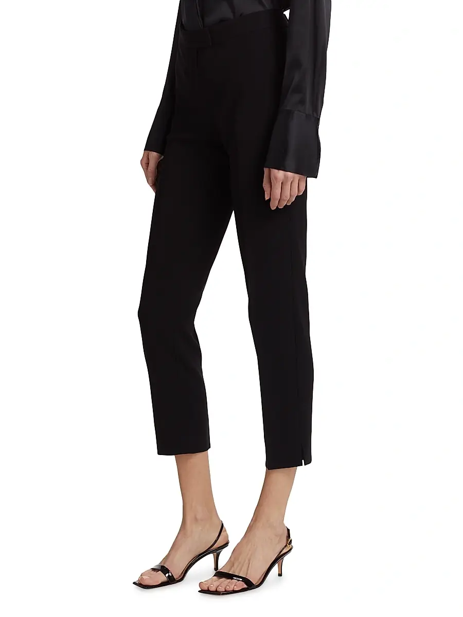Theory Women's Ibbey Crepe Tapered Trousers | Thumbnail 4 Theory Women's Ibbey Crepe Tapered Trousers | Thumbnail 4