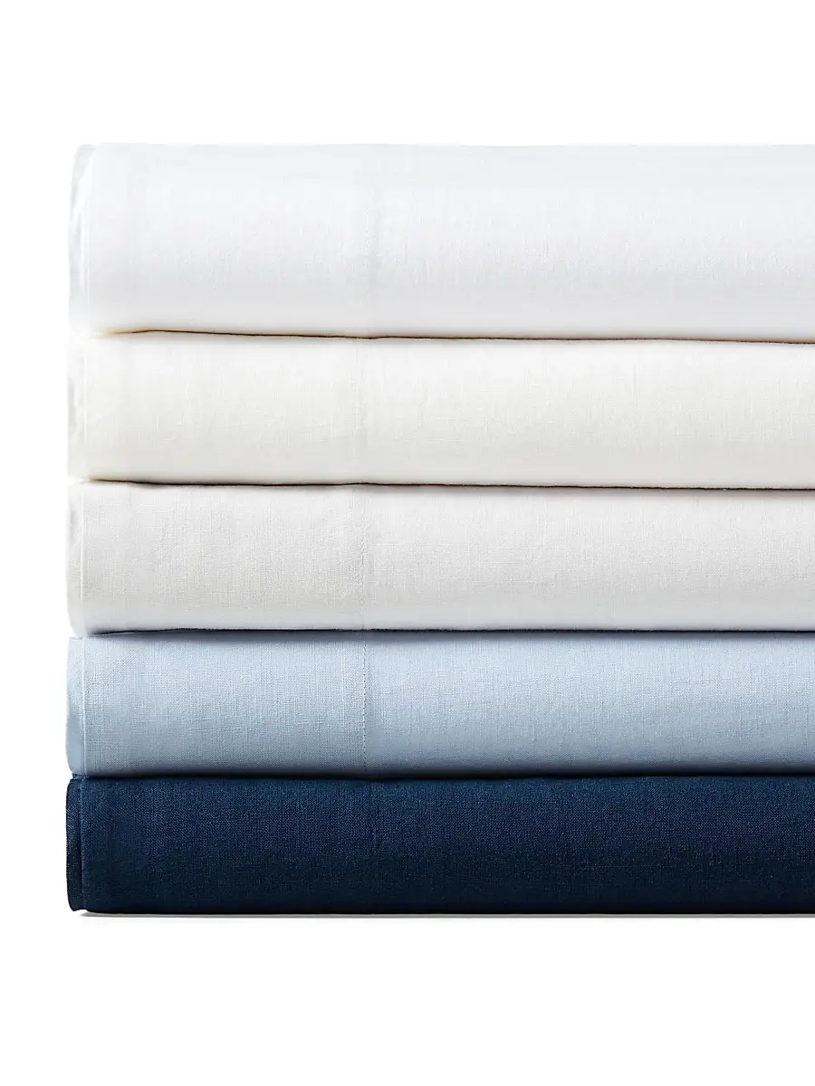 Ralph Lauren RL Linen Flat Sheet | Thumbnail 4 Ralph Lauren RL Linen Flat Sheet | Thumbnail 4