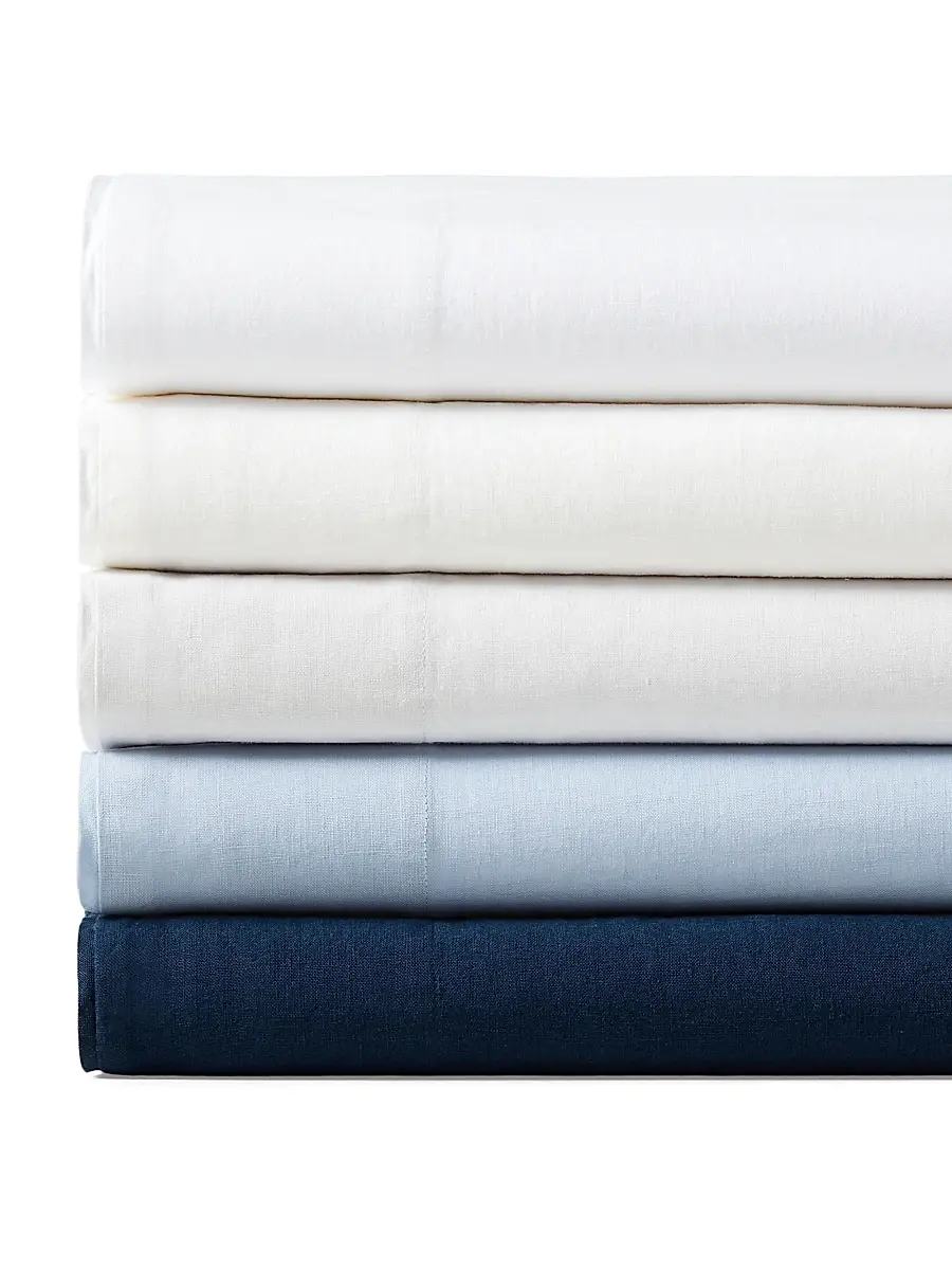 Ralph Lauren RL Linen Fitted Sheet | Thumbnail 4 Ralph Lauren RL Linen Fitted Sheet | Thumbnail 4