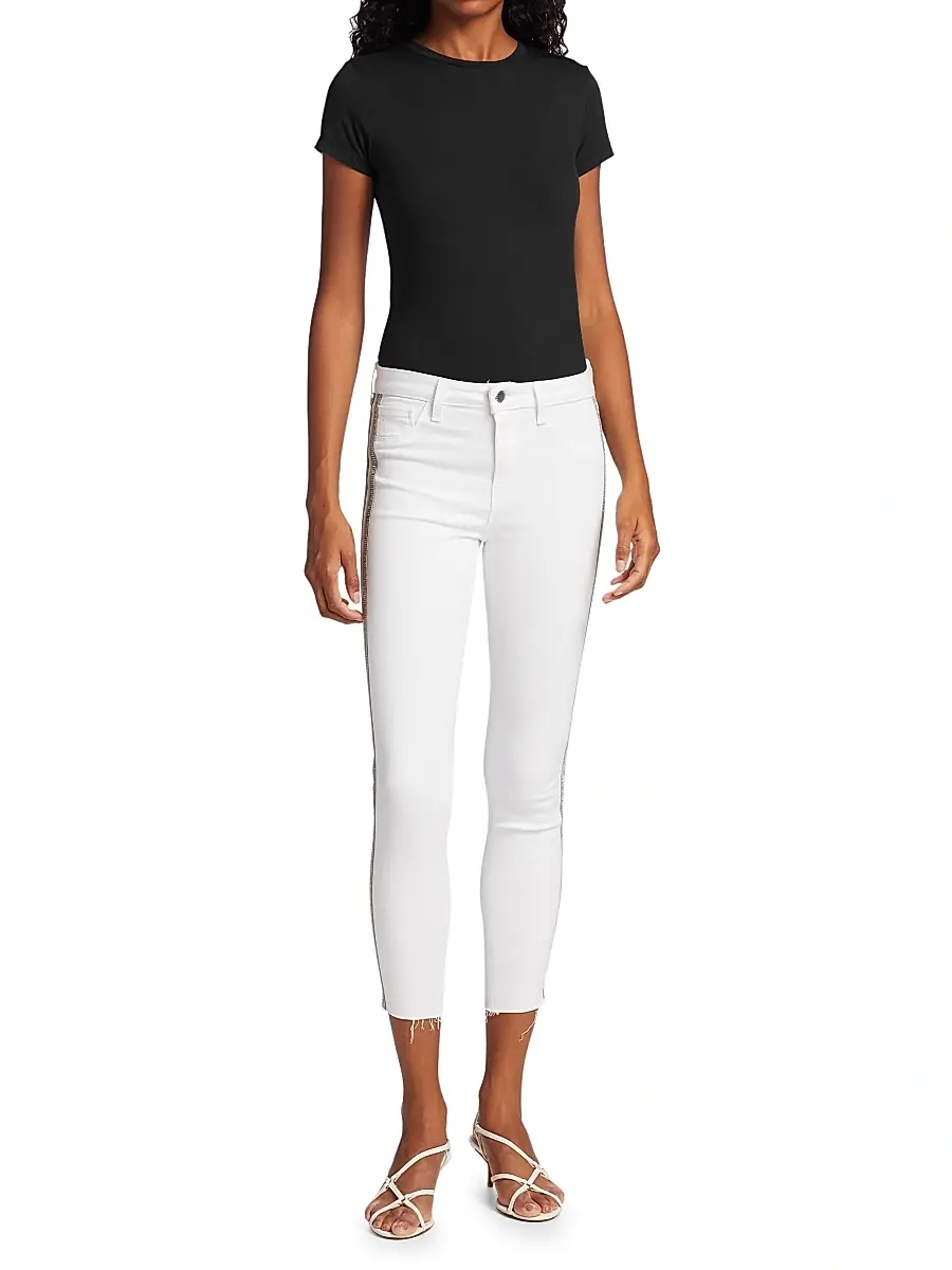 L'Agence Women's Ressi Crewneck Tee | Thumbnail 2 L'Agence Women's Ressi Crewneck Tee | Thumbnail 2