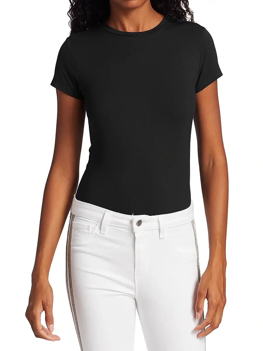 L'Agence Women's Ressi Crewneck Tee | Thumbnail 3 L'Agence Women's Ressi Crewneck Tee | Thumbnail 3